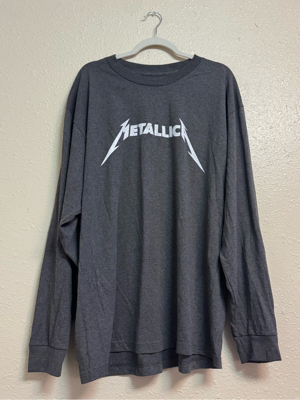 Metallica Dark Gray Long Sleeve Band T Shirt